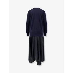 Recycled cashmere blend long dress