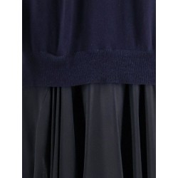 Recycled cashmere blend long dress