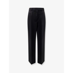 Midwaist wool blend trousers