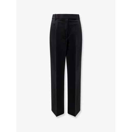 Midwaist wool blend trousers