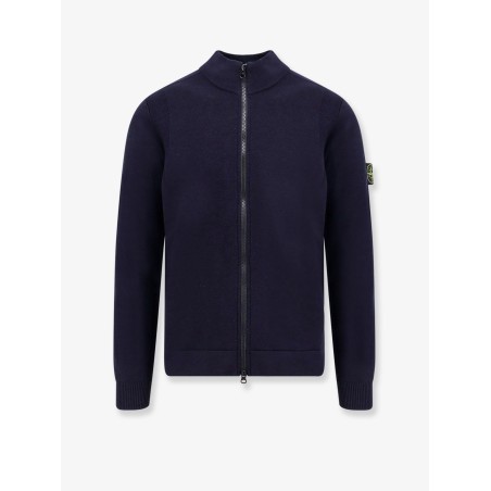 Certified virgin wool blend cardigan