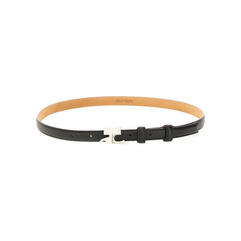 LEATHER "AC" BELT