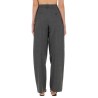 GRAY WOOL BLEND PANTS