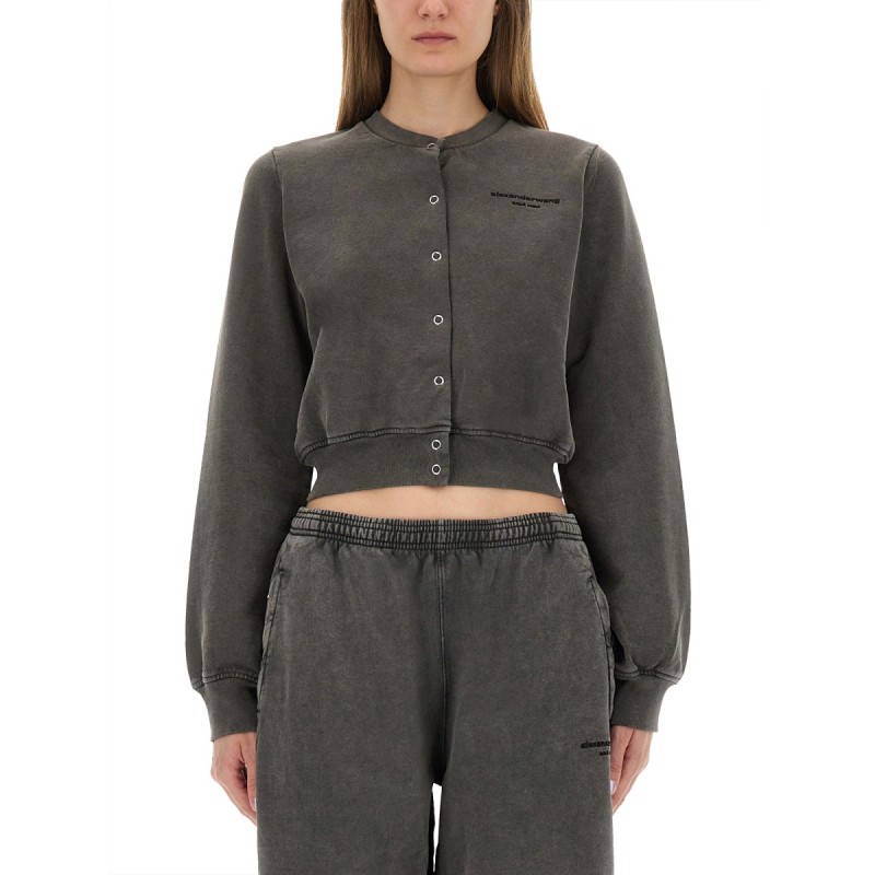"SHRUNKEN SNAP" CARDIGAN