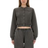 "SHRUNKEN SNAP" CARDIGAN