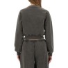 "SHRUNKEN SNAP" CARDIGAN