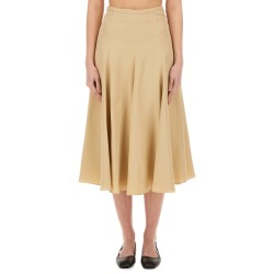 LINEN AND VISCOSE SKIRT