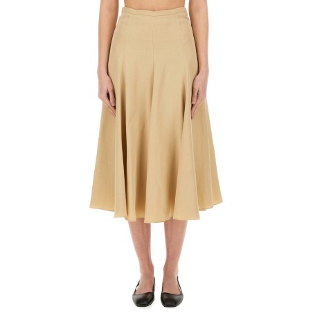 LINEN AND VISCOSE SKIRT