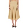 LINEN AND VISCOSE SKIRT