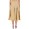 LINEN AND VISCOSE SKIRT