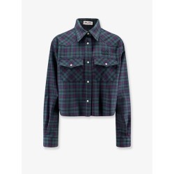 Tartan virgin wool shirt