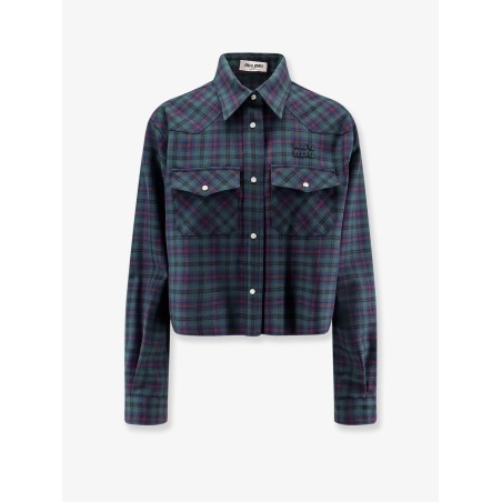 Tartan virgin wool shirt