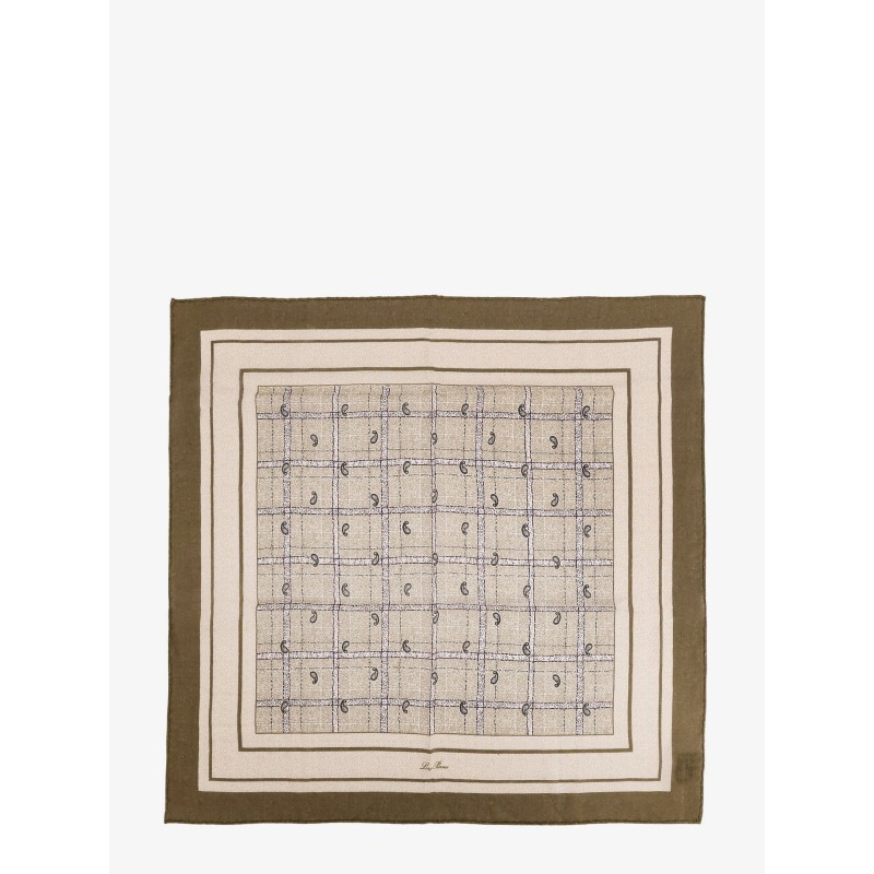 Boteh cashmere and silk foulard