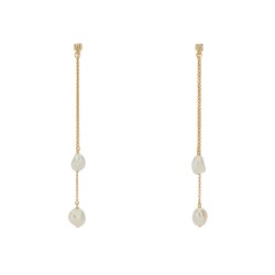 DANGLING EARRINGS WITH PEARLS