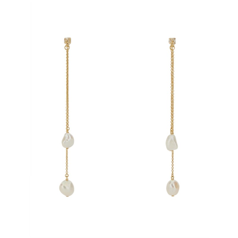 DANGLING EARRINGS WITH PEARLS