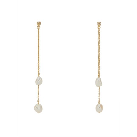 DANGLING EARRINGS WITH PEARLS