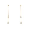 DANGLING EARRINGS WITH PEARLS