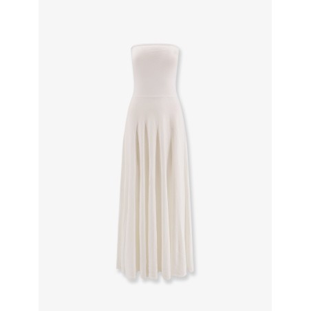 Linen blend maxi dress