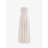 Linen blend maxi dress