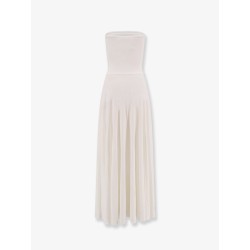 Linen blend maxi dress