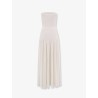 Linen blend maxi dress