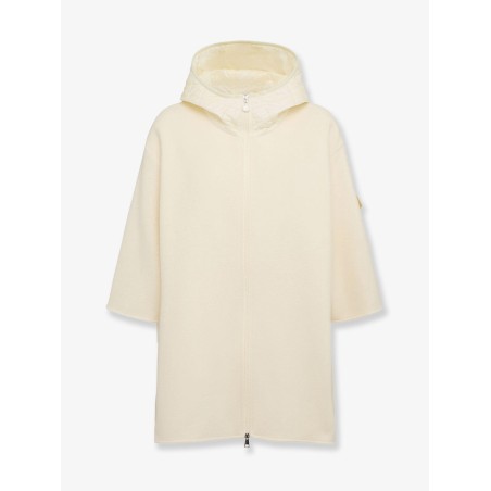 Virgin wool blend cape