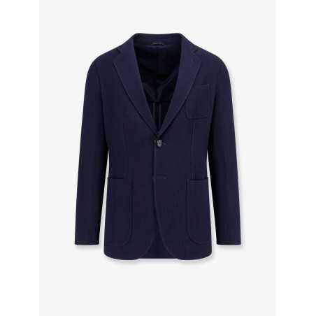 Virgin wool and viscose blazer