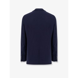 Virgin wool and viscose blazer