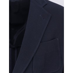 Virgin wool and viscose blazer