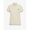 Cotton polo shirt with iconic patch