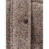 Reversible wool and silk down jacket