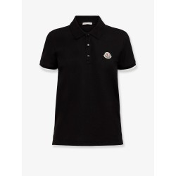 Cotton polo shirt with iconic patch