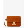 Teen Triomphe suede shoulder bag