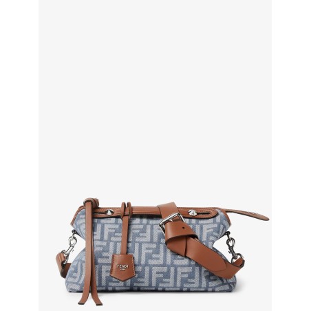 By The Way Soft Medium FF Jacquard denim crossbody bag