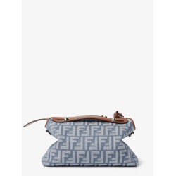 By The Way Soft Medium FF Jacquard denim crossbody bag