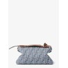 By The Way Soft Medium FF Jacquard denim crossbody bag