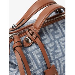 By The Way Soft Medium FF Jacquard denim crossbody bag