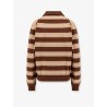 Striped cotton polo shirt