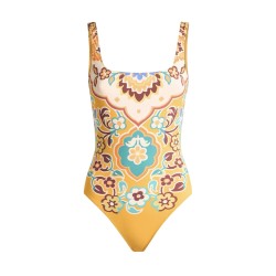 PRINTED ONE-PIECE SWIMSUIT