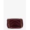 Loulou Mini leather shoulder bag with Chevron stitching