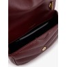 Loulou Mini leather shoulder bag with Chevron stitching