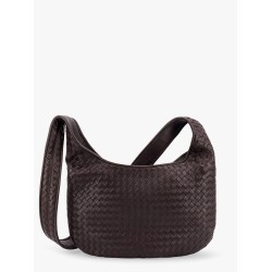 Veneto leather crosss-body bag with Intrecciato motif