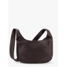 Veneto leather crosss-body bag with Intrecciato motif