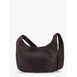 Veneto leather crosss-body bag with Intrecciato motif
