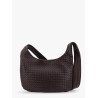 Veneto leather crosss-body bag with Intrecciato motif