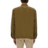 STRETCH LINEN AND VISCOSE SHIRT