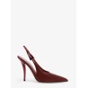 Jessica Slingback mirror leather pumps