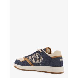 DH SN B27 Uptow denim and leather sneakers