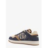 DH SN B27 Uptow denim and leather sneakers