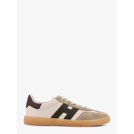 Hogan Cool suede and leather low-top sneakers